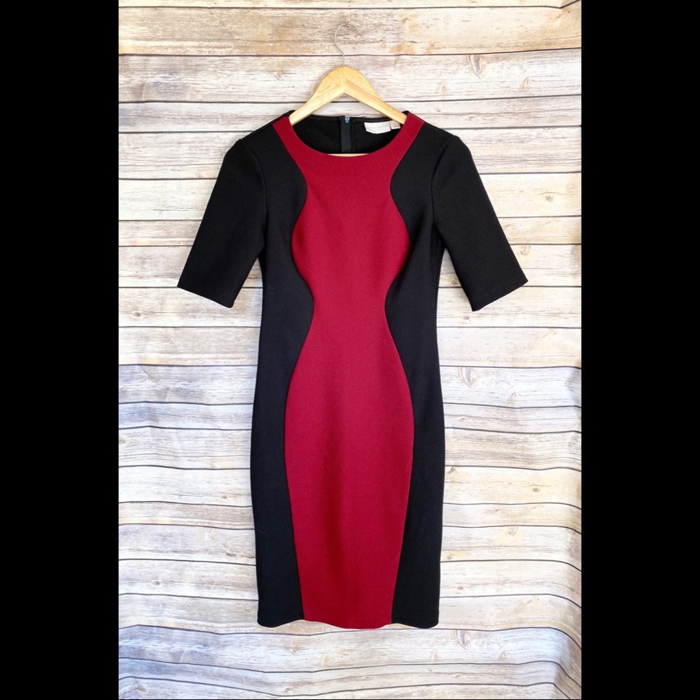 Bisou Bisou Black & Red Dress